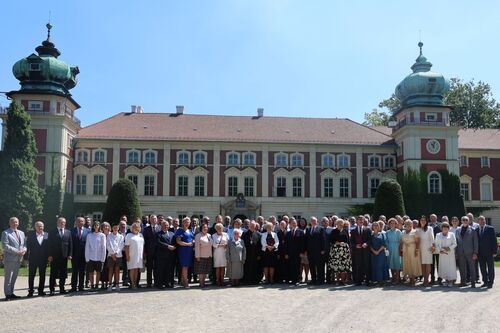 Sesja Sejmiku Województwa Podkarpackiego ustanawiająca błogosławioną Rodzinę Ulmów patronem województwa – Łańcut, 7 lipca 2024. Fot. Katarzyna Gajda-Bator (IPN)