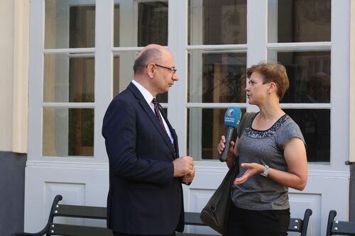 Sesja Sejmiku Województwa Podkarpackiego ustanawiająca błogosławioną Rodzinę Ulmów patronem województwa – Łańcut, 7 lipca 2024. Fot. Katarzyna Gajda-Bator (IPN)