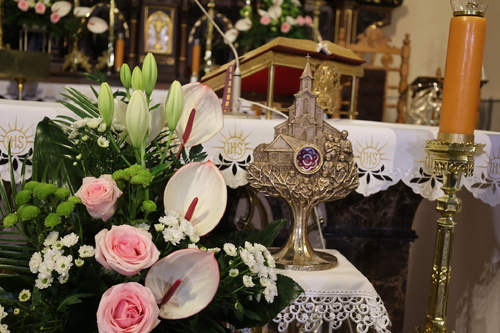 Msza św. w dniu wspomnienia liturgicznego bł. Rodziny Ulmów – Markowa, 7 lipca 2024. Fot. Katarzyna Gajda-Bator (IPN)