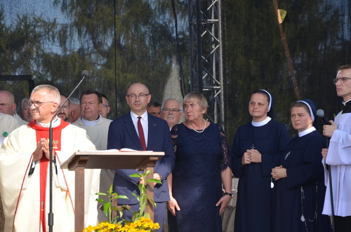 Rok od beatyfikacji Rodziny Ulmów – uroczystości w Markowej – 8 września 2024. Fot. Łukasz Chrobak (IPN)