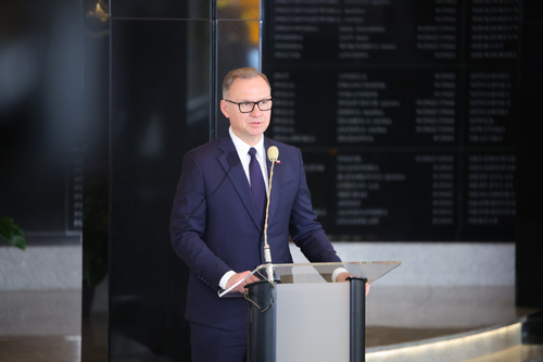 Narodowego Dnia Pamięci Polaków ratujących Żydów pod okupacją niemiecką – Toruń, 24 marca 2026. Na zdj. były Prezydent Andrzej Duda. Fot. Dariusz Skrzyniarz (IPN)