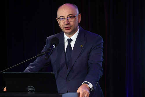 Konferencja naukowa: Wpływ niemieckiego prawodawstwa okupacyjnego na relacje polsko-żydowskie w GG – Warszawa, 16 października 2026. Na zdj. zastępca prezesa IPN dr Mateusz Szpytma. Fot. Sławek Kasper (IPN)
