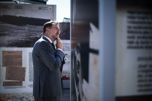 Otwarcie wystawy „Śmierć za człowieczeństwo. Rodzina Ulmów” – 21 sierpnia 2023. Fot. Sławek Kasper (IPN)