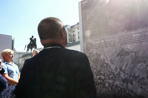 Otwarcie wystawy „Śmierć za człowieczeństwo. Rodzina Ulmów” – 21 sierpnia 2023. Fot. Sławek Kasper (IPN)