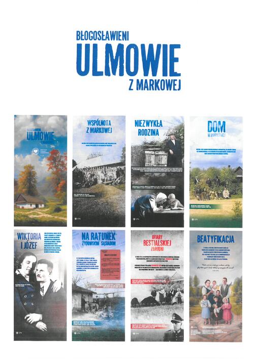 Prezentacja wystawy „Błogosławieni Ulmowie z Markowej” w diecezji kieleckiej – 16-23 marca 2024