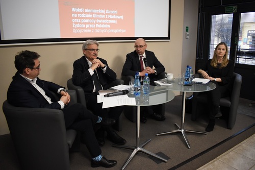 Dyskusja: Wokół niemieckiej zbrodni na rodzinie Ulmów z Markowej oraz pomocy świadczonej Żydom przez Polaków. Spojrzenie z różnych perspektyw