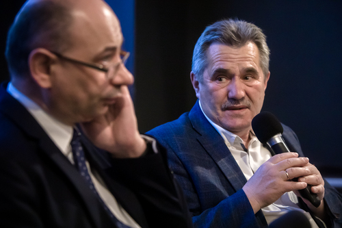 „Od Markowej do Watykanu” – rozmowa z dr. Mateuszem Szpytmą, badaczem historii rodziny Ulmów, zastępcą prezesa IPN – Warszawa, 1 czerwca 2023. Fot. Sławek Kasper (IPN)