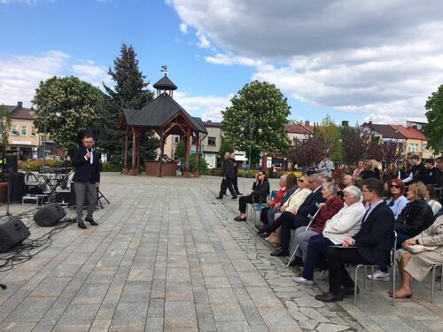 Otwarcie wystawy o Polakach ratujących Żydów w czasie II wojny światowej – Lubaczów, 12 maja 2023. Fot. Anna Hanus