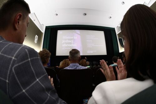 Pokaz filmu „Historia jednej zbrodni” – Warszawa, 4 września 2023. Fot. Sławek Kasper (IPN)