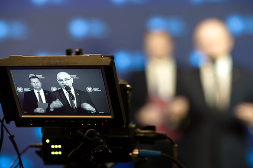 Ogłoszenie konkursu dla nauczycieli na najlepszy scenariusz lekcji „Sprawiedliwi z Markowej” – 8 września 2023. Fot. Sławek Kasper (IPN)