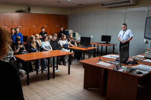 Zajęcia archiwalne i edukacyjne uczniów LO w Kołaczycach w IPN – Rzeszów, 22 września 2023. Fot. Igor Witowicz (IPN)