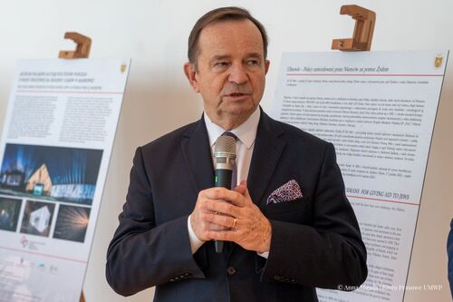 Prezentacja wystawy „Samarytanie z Markowej” w Brukseli – 30 stycznia 2024. Fot. Anna MagdaPrezentacja wystawy „Samarytanie z Markowej” w Brukseli – 30 stycznia 2024. Fot. Anna Magda