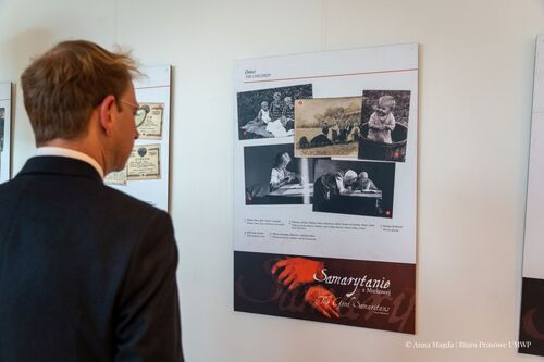 Prezentacja wystawy „Samarytanie z Markowej” w Brukseli – 30 stycznia 2024. Fot. Anna MagdaPrezentacja wystawy „Samarytanie z Markowej” w Brukseli – 30 stycznia 2024. Fot. Anna Magda