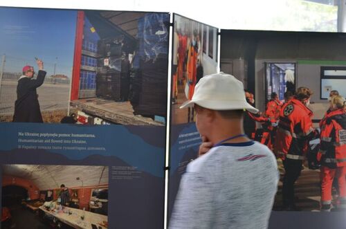 The IPN ”Good Samaritans from Markowa” exhibition presented during World Youth Day in Lisbon, photo:Cezary Pałka (IPN) The IPN ”Good Samaritans from Markowa” exhibition presented during World Youth Day in Lisbon, photo:Cezary Pałka (IPN)