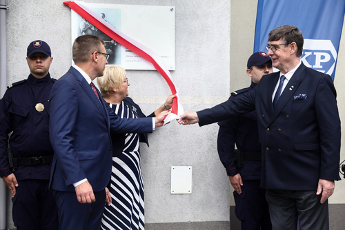 Naming the train station after the Ulma family – Łańcut, 30 August 2023; photo; S. Kasper (IPN)