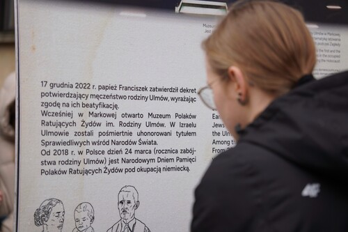 Prezentacja wystawy IPN „Śmierć za człowieczeństwo. Rodzina Ulmów” - Lublin, 24 marca 2025, fot. D.Borek (IPN Lublin)